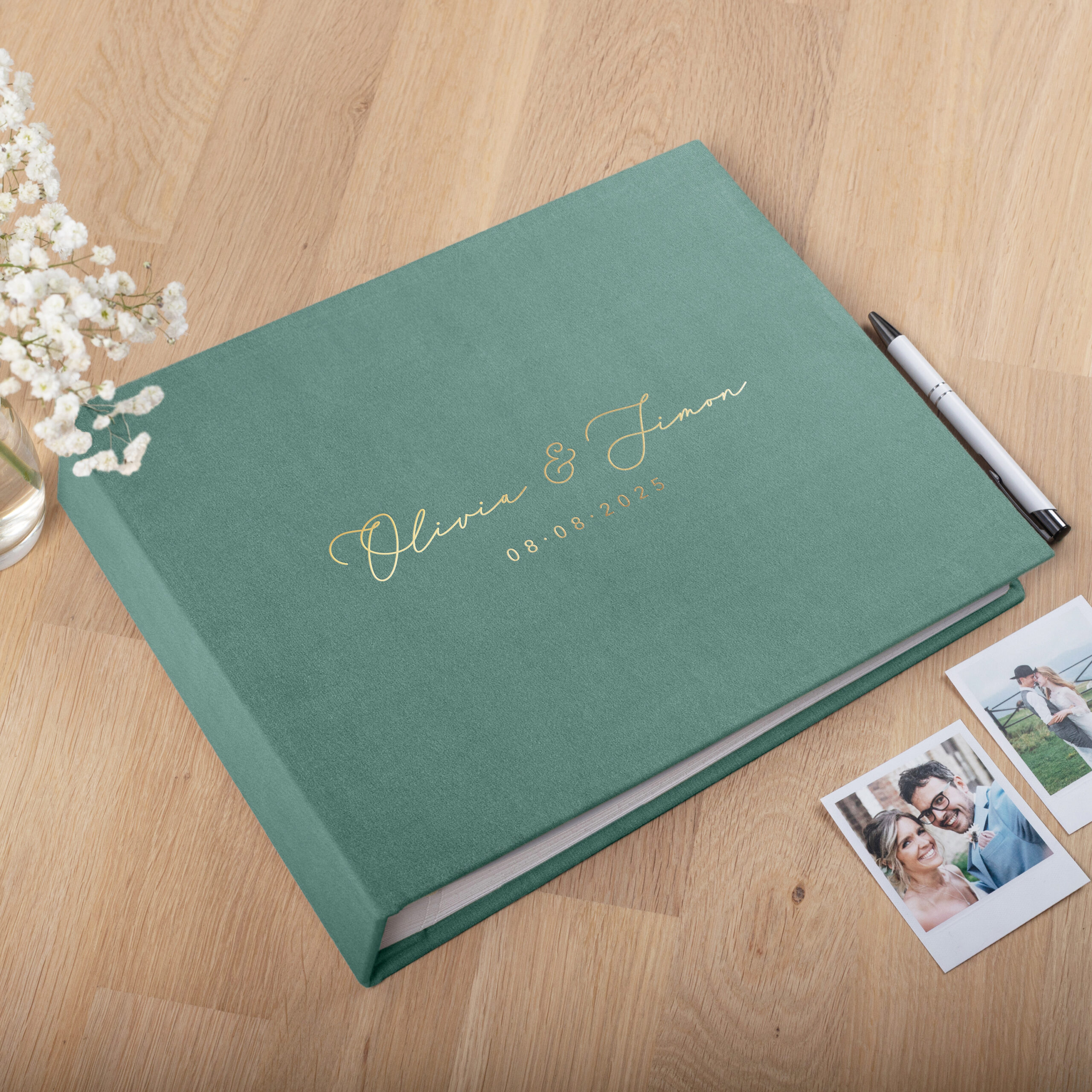 Wedding Guest Book  | Blank or Printed Pages