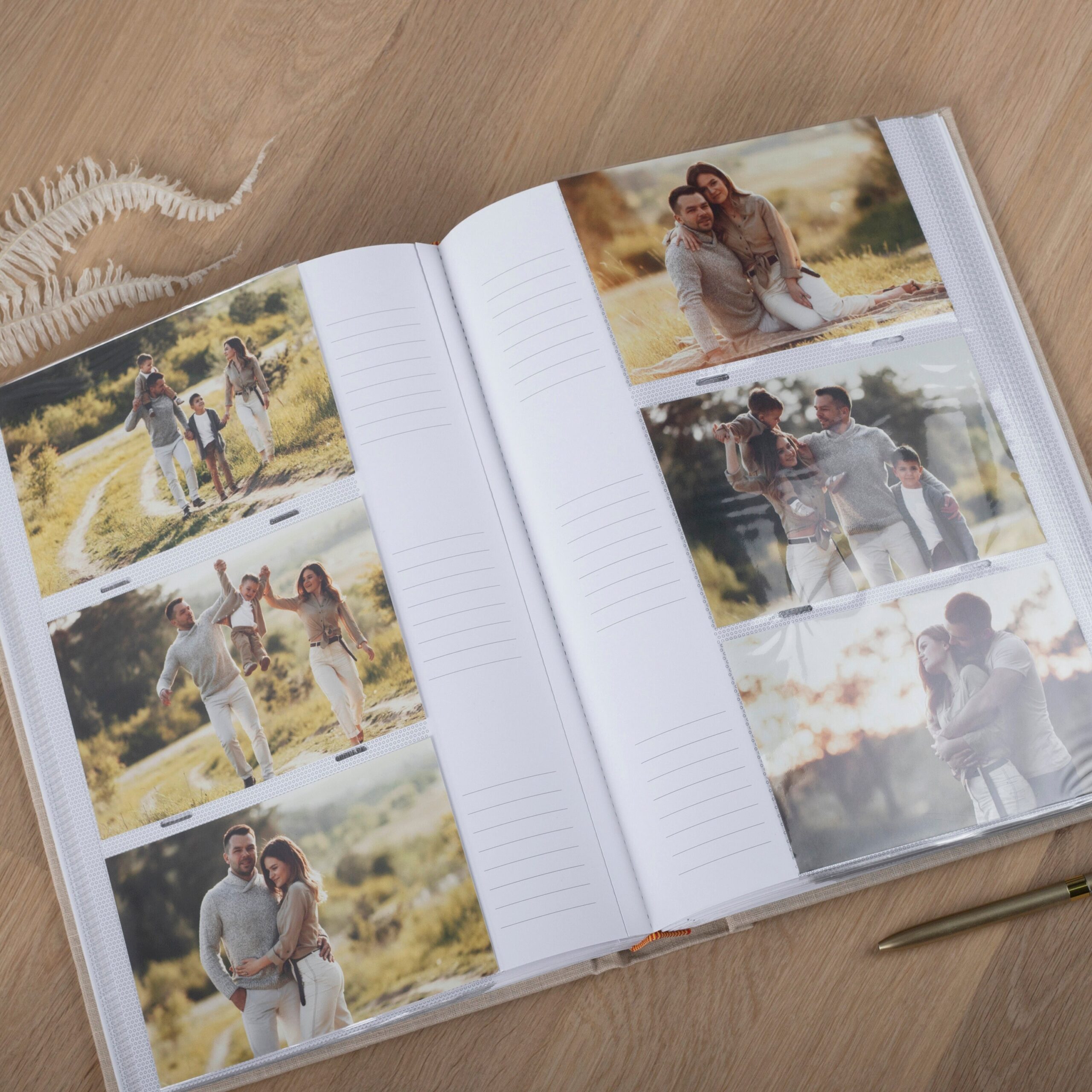 Photo Album with Sleeves for 300 4x6" 10x15cm Photos | Custom Wedding Slip In Photo Album - Image 2