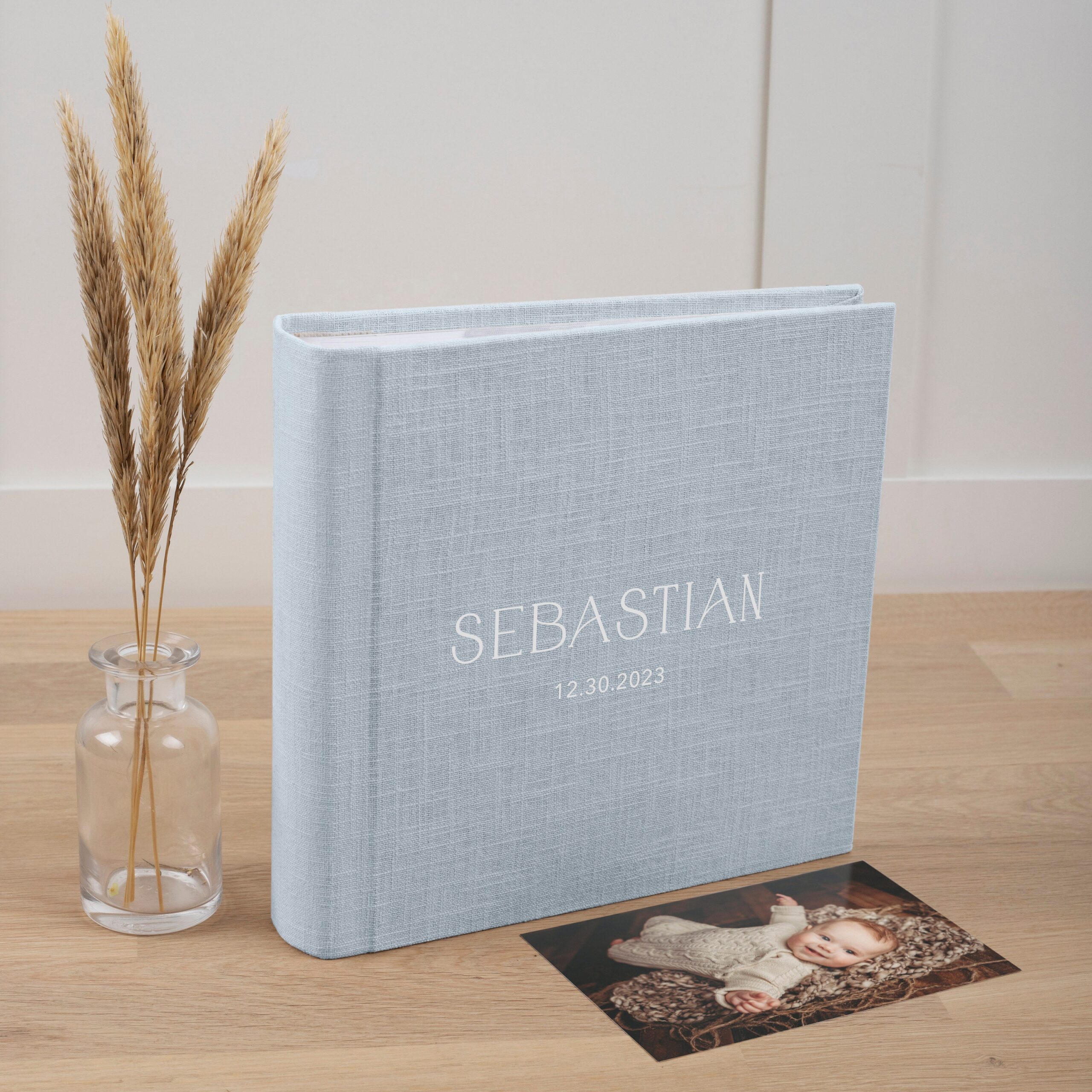 Baby Photo Album with Sleeves for 200 4x6 Photos | Slip In Photo Album #5 - Image 3