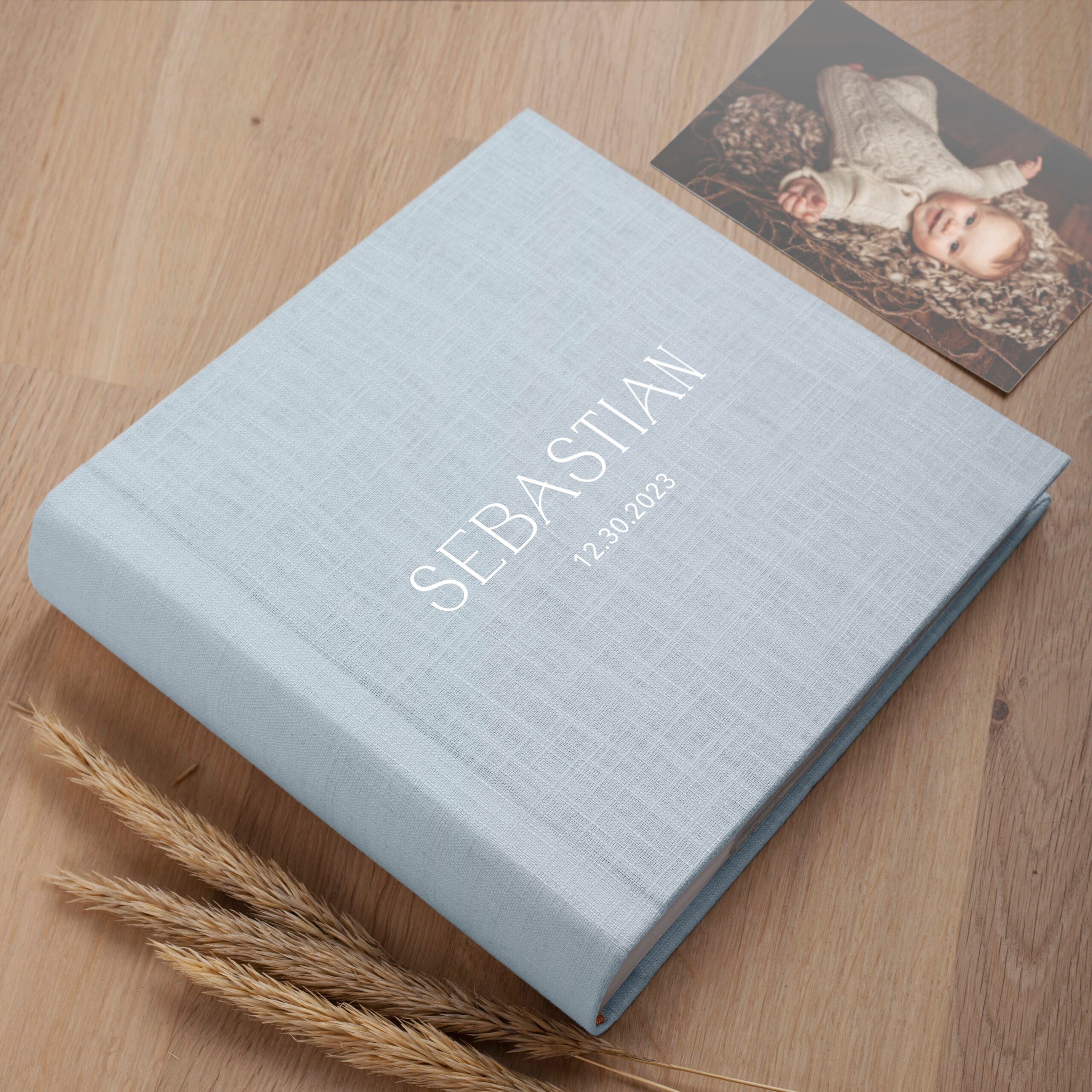 Baby Photo Album with Sleeves for 200 4x6 Photos | Slip In Photo Album #5 - Image 4