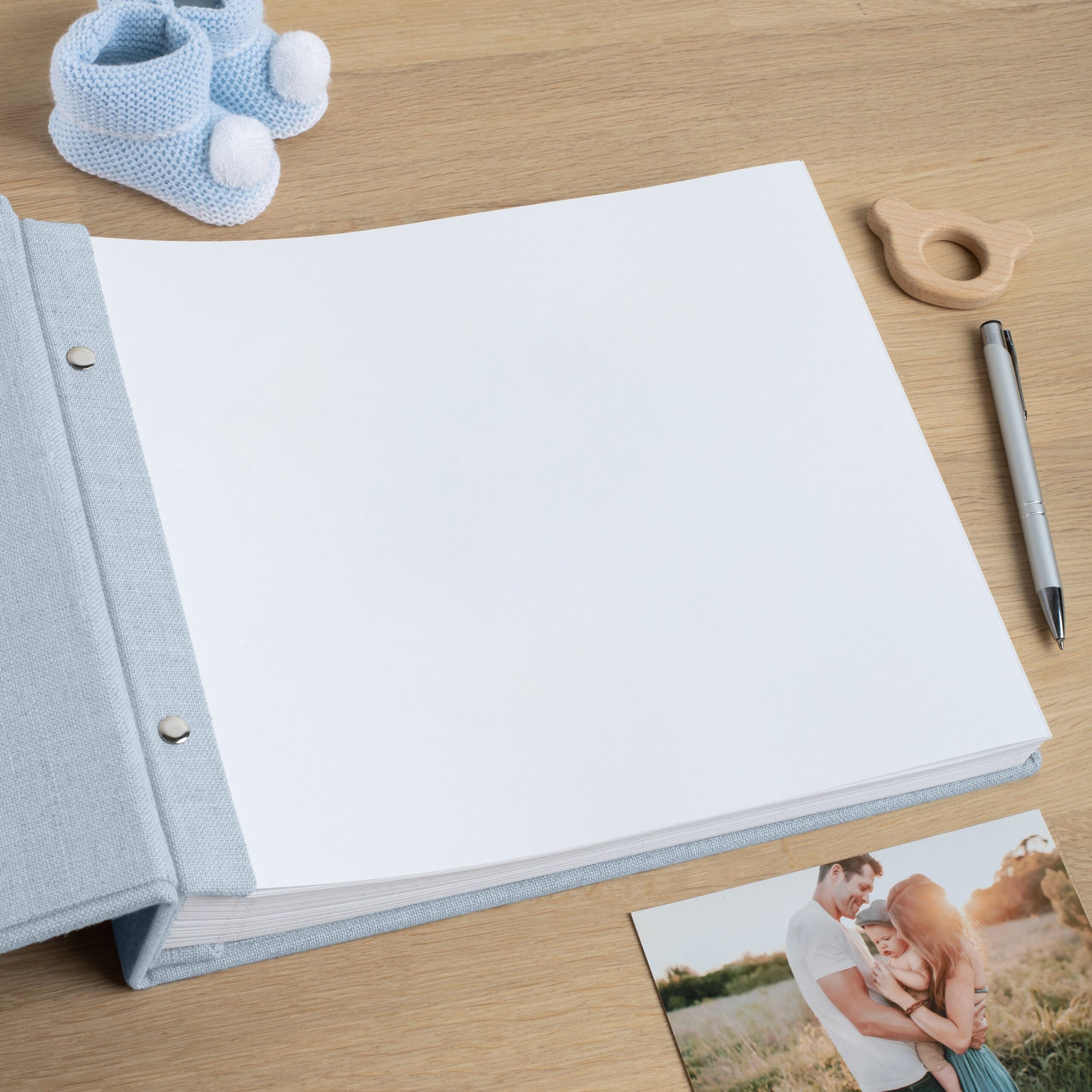 First Years Baby Memory Book | Personalized Baby Photo Album #1 - Image 4