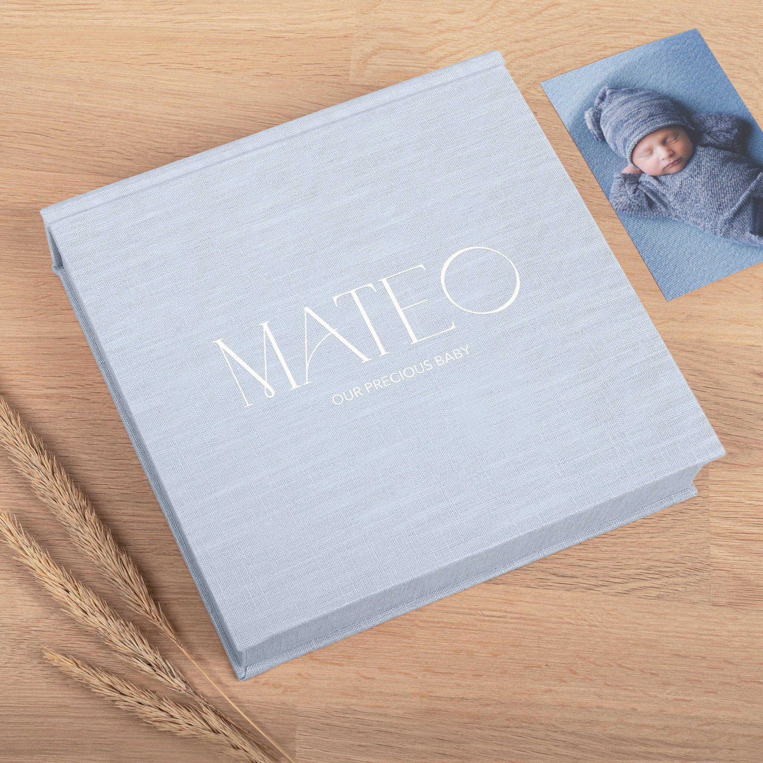 Personalized Baby Keepsake Box | Baby Time Capsule Box #1 - Image 2