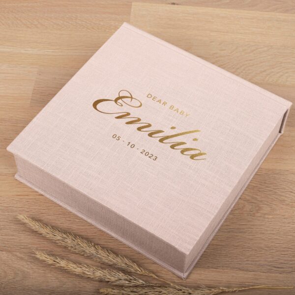 Baby Time Capsule Box | Personalized Baby Keepsake Box #2