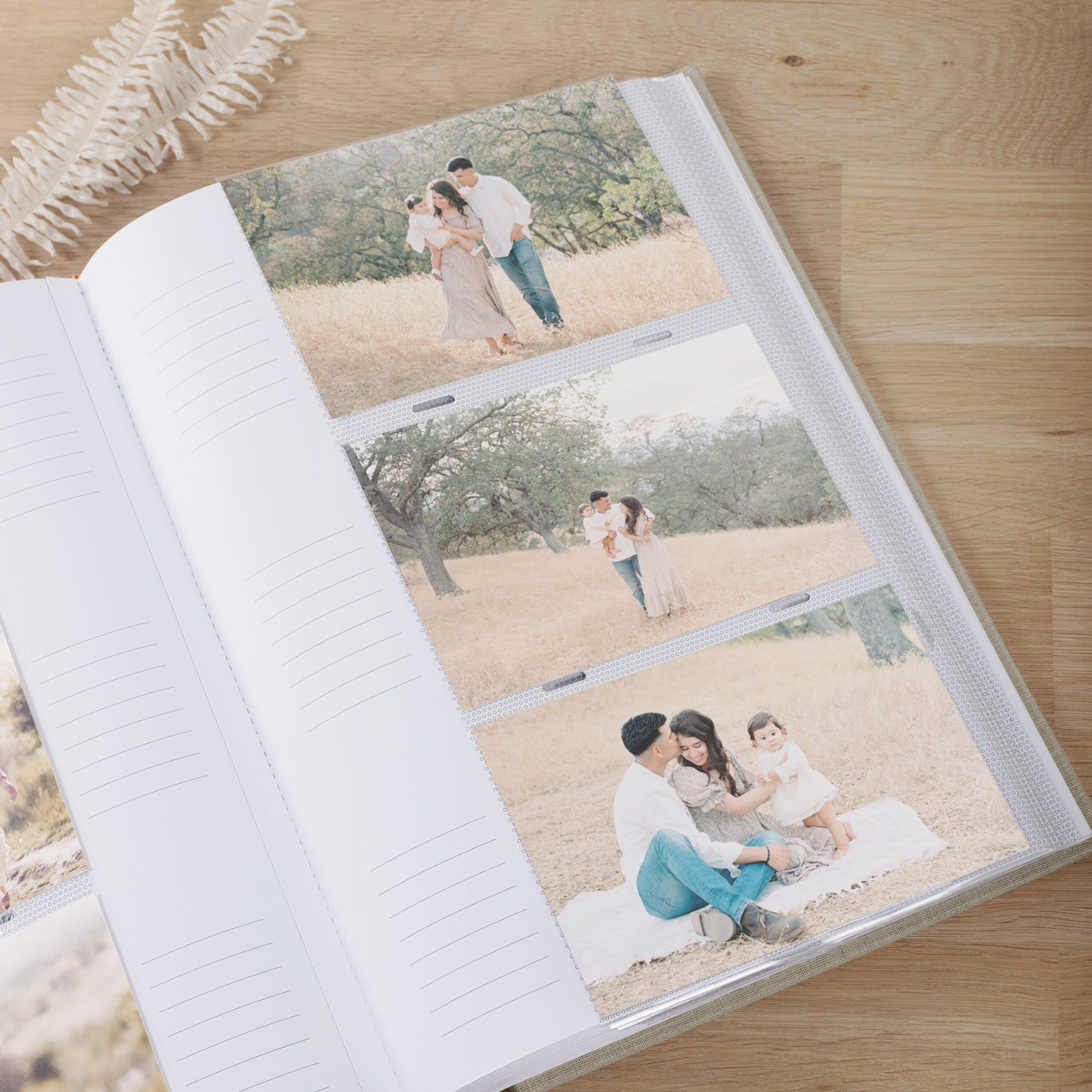 Photo Album with Sleeves for 300 4x6" 10x15cm Photos | Custom Wedding Slip In Photo Album - Image 4