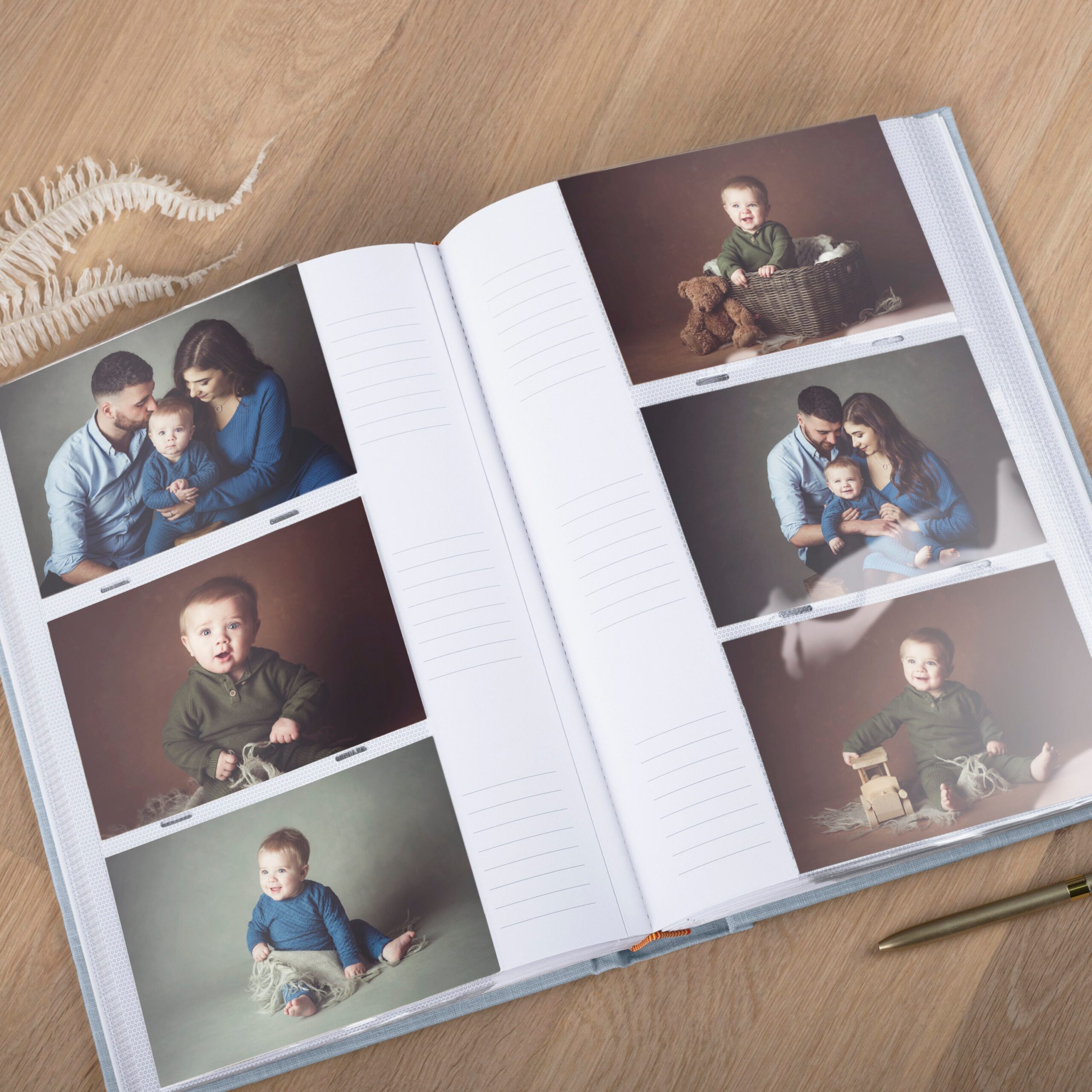 Baby Photo Album with Sleeves for 300 4x6" 10x15cm Photos |  Baby Slip In Album - Image 2