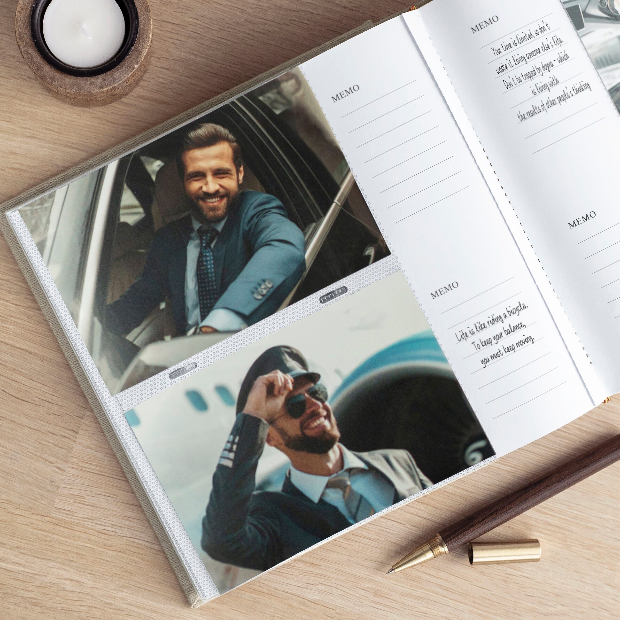 Photo Album with Sleeves for 200 4x6 Photos | Slip In Photo Album - Image 4