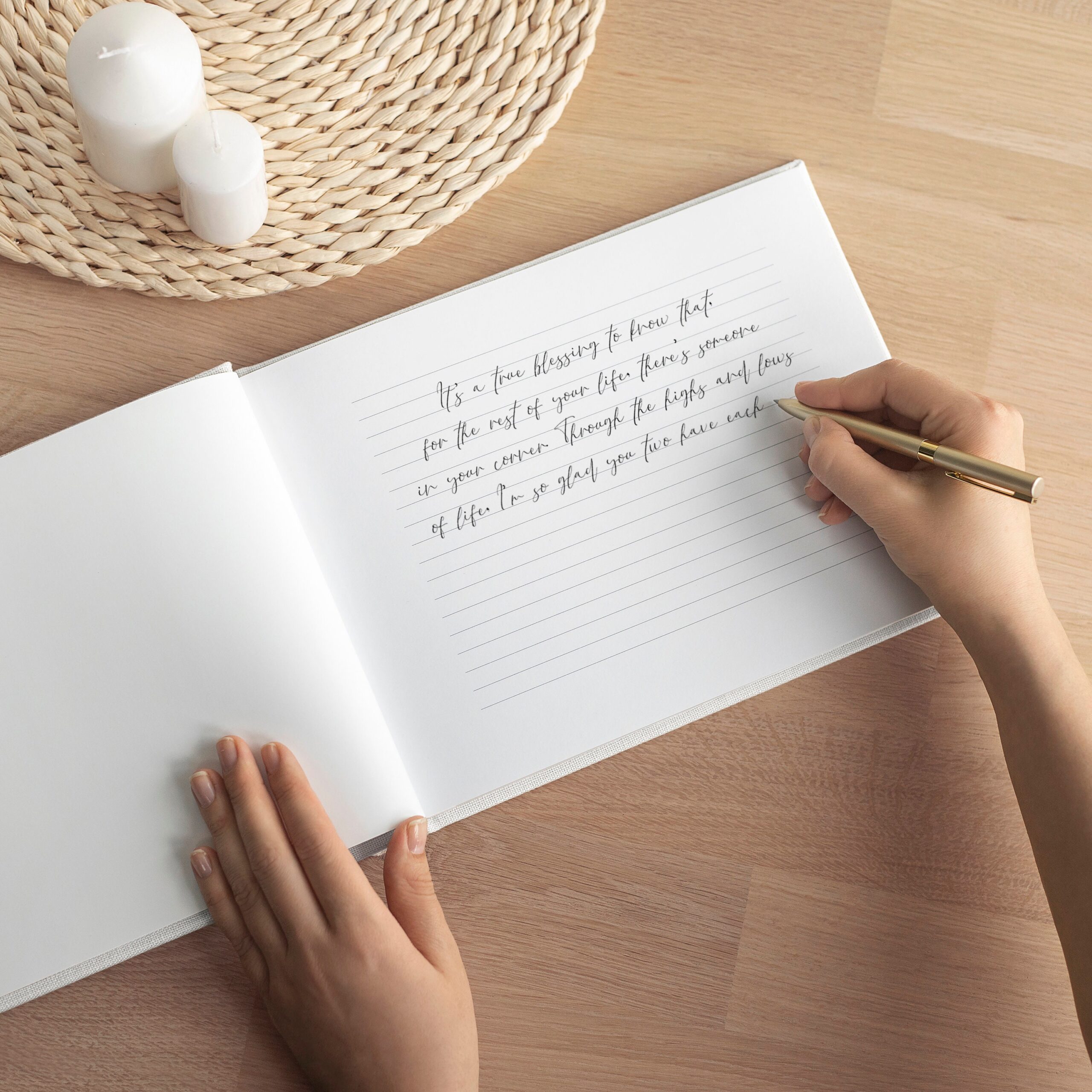 Wedding Guest Book | Blank or Lined Pages #1 - Image 2