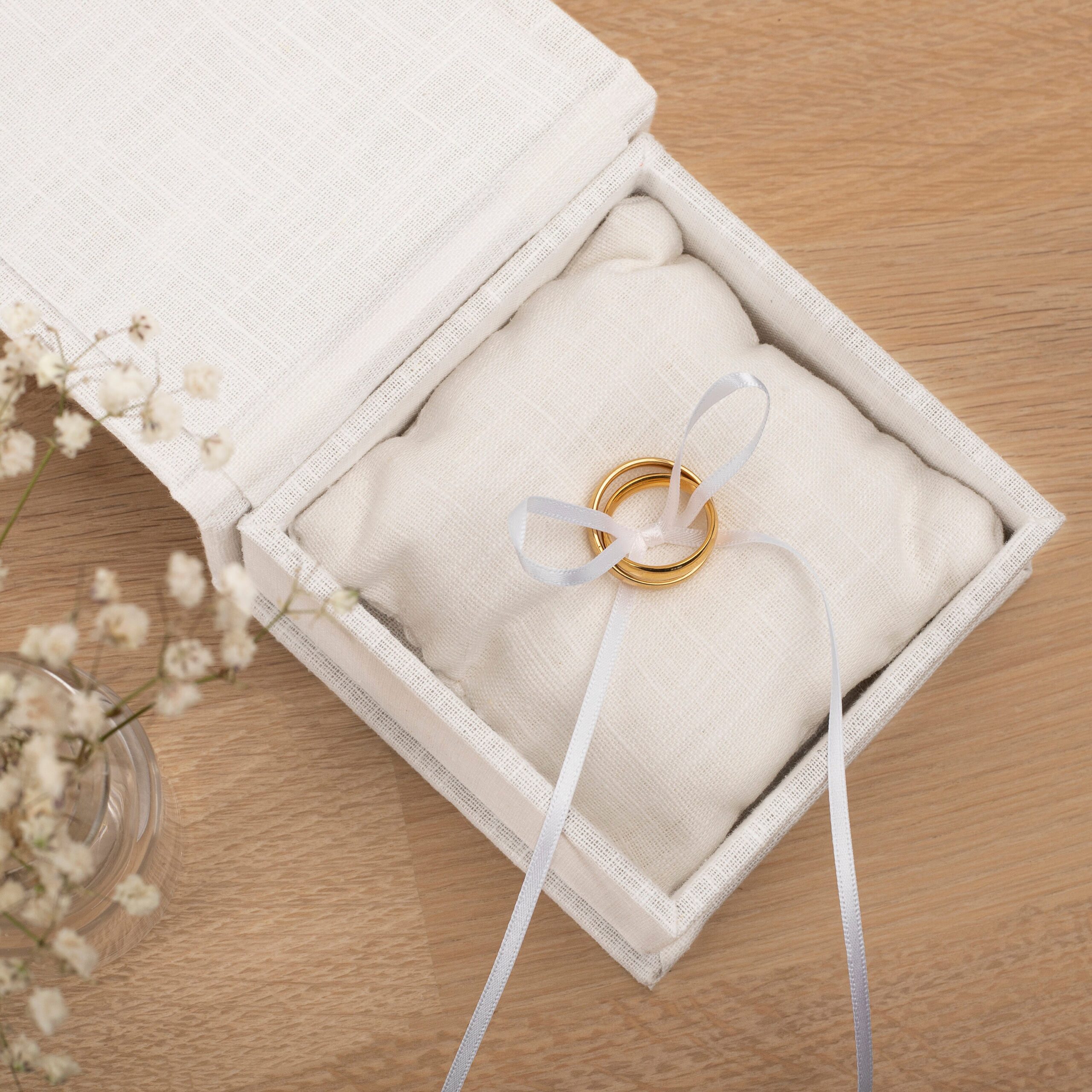 Wedding Ring Box with Removable Ring Bearer Pillow #2 - Image 2