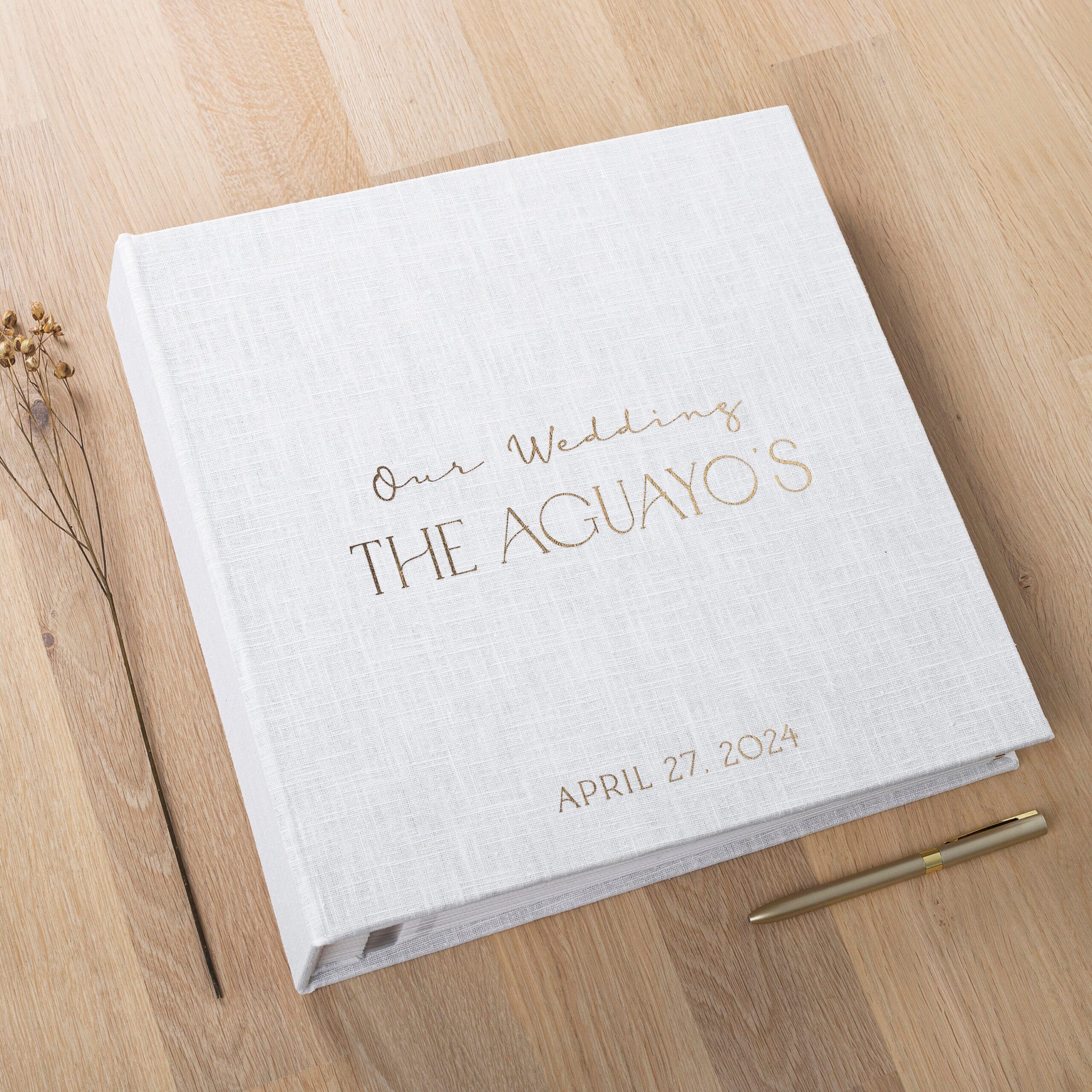 Personalized Self - Adhesive Wedding Photo Album #2 - Image 3