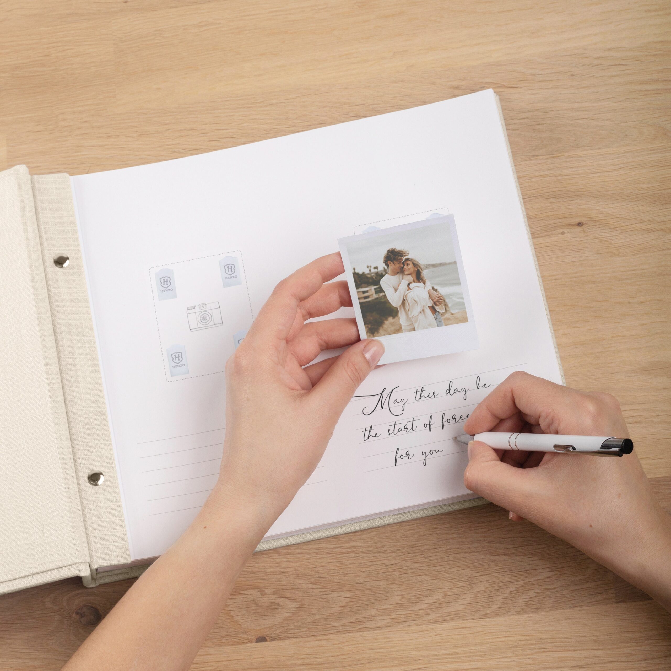 Wedding Guest Book  | Blank or Printed Pages - Image 2