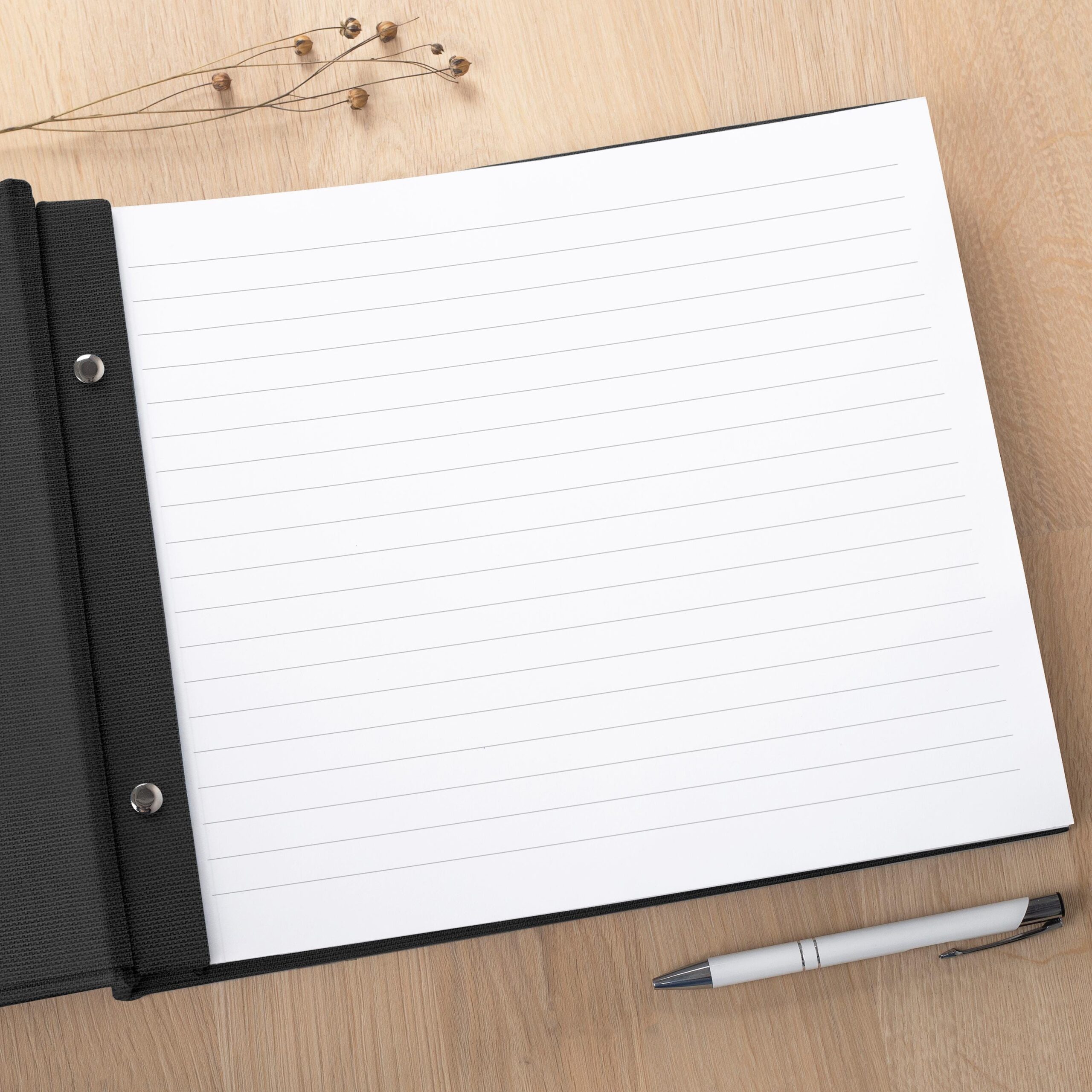 Personalized Memorial Condolence Book | Blank or Printed Pages #1 - Image 2