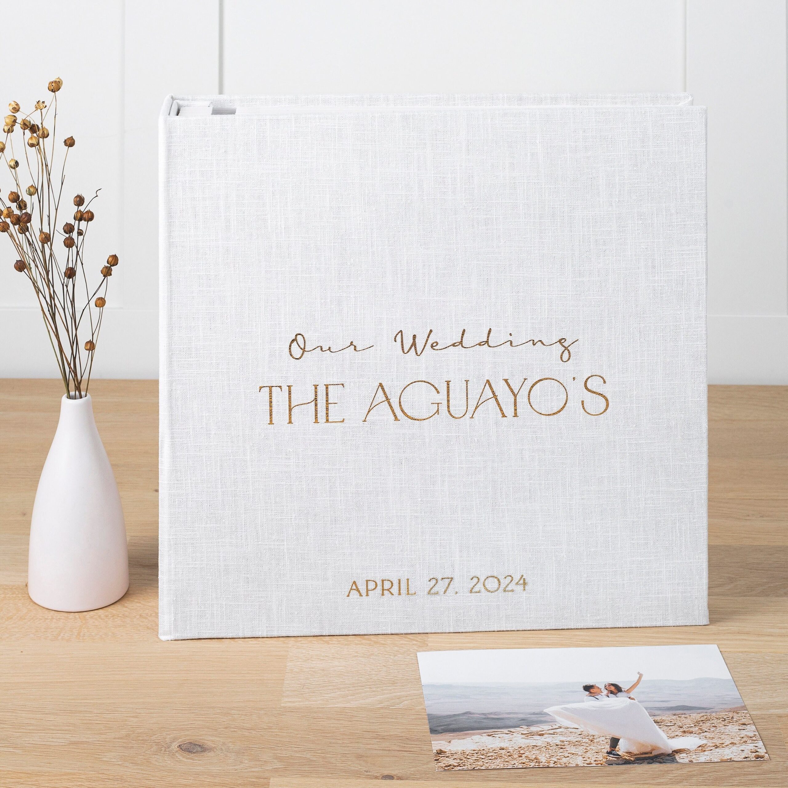 Personalized Self - Adhesive Wedding Photo Album #2 - Image 2