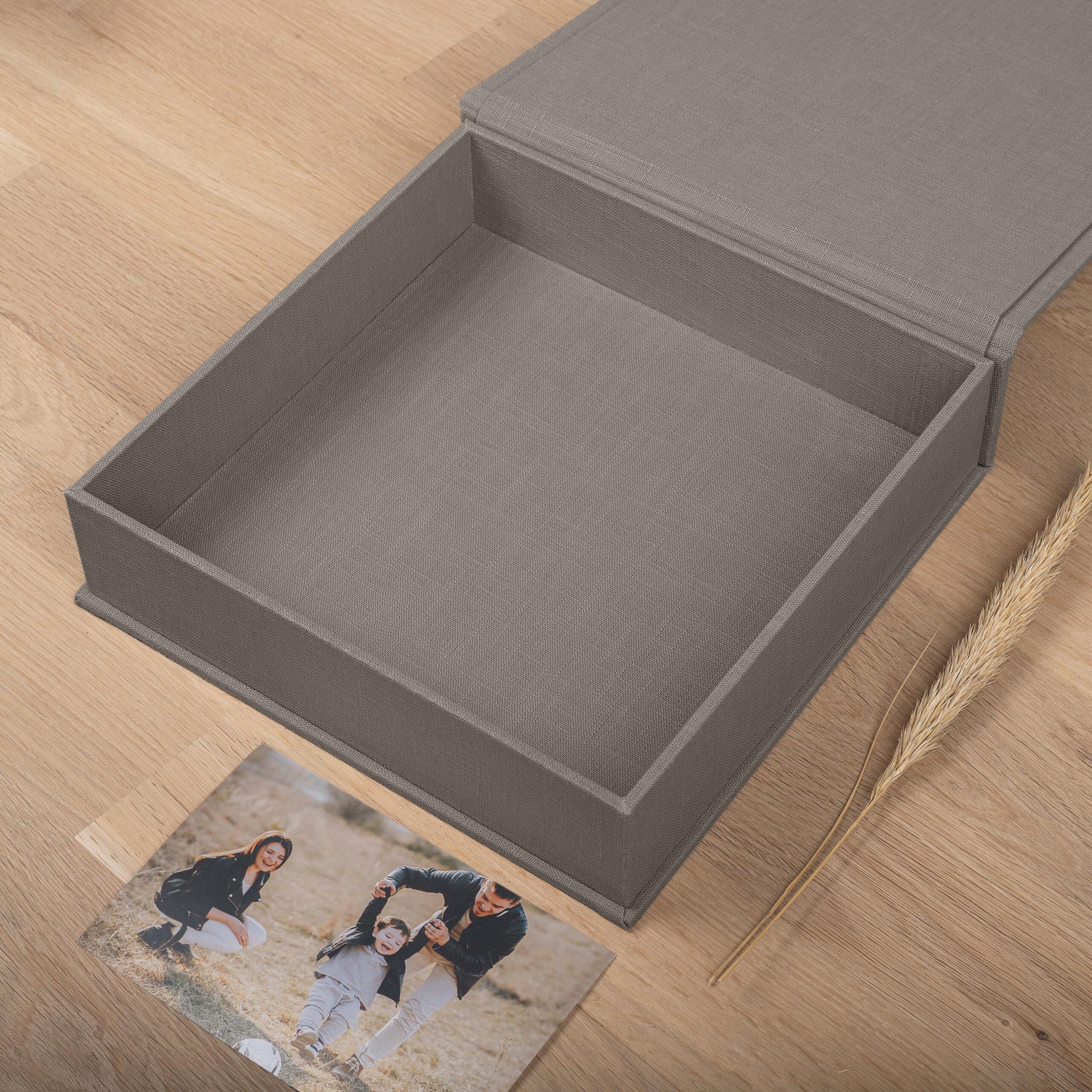 Wedding Keepsake Box | Linen Family Keepsake Box | Personalized Memory Box - Image 5
