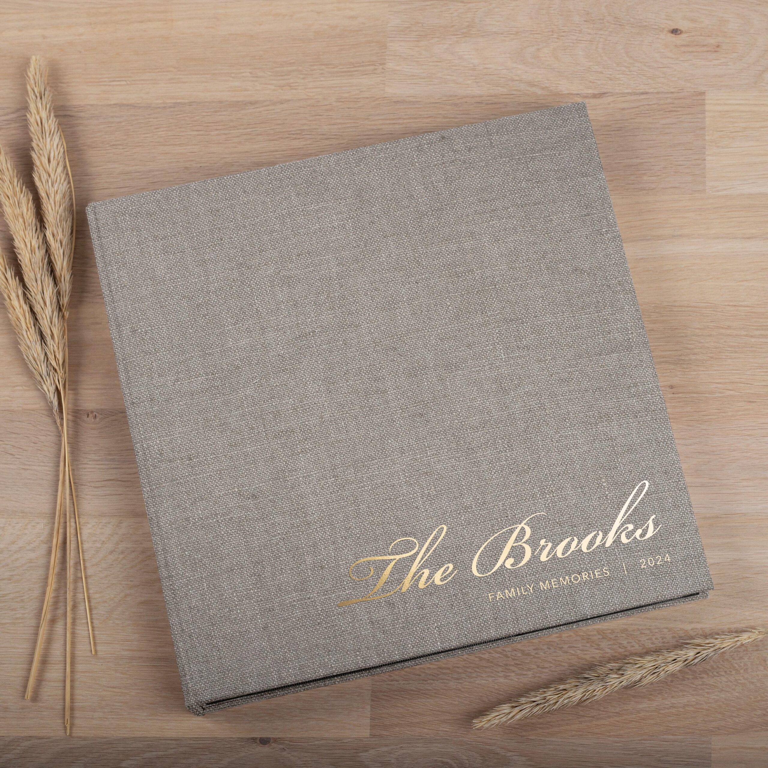 Photo Album with Sleeves for 100-1000 4x6" / 10x15cm Photos | Custom Wedding Slip In Photo Album