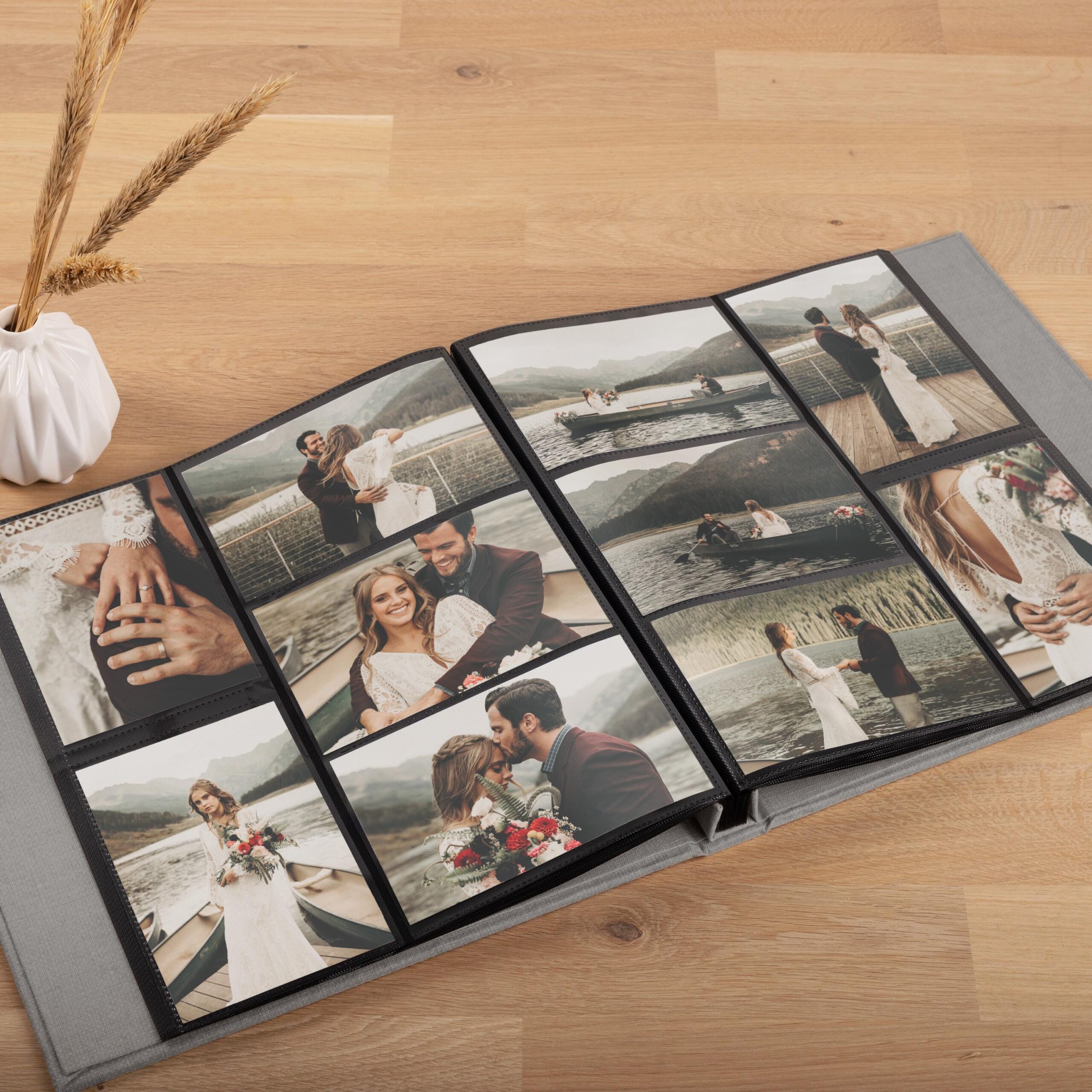 Photo Album with Sleeves for 4x6" 10x15cm Photos | Wedding Slip In Photo Album