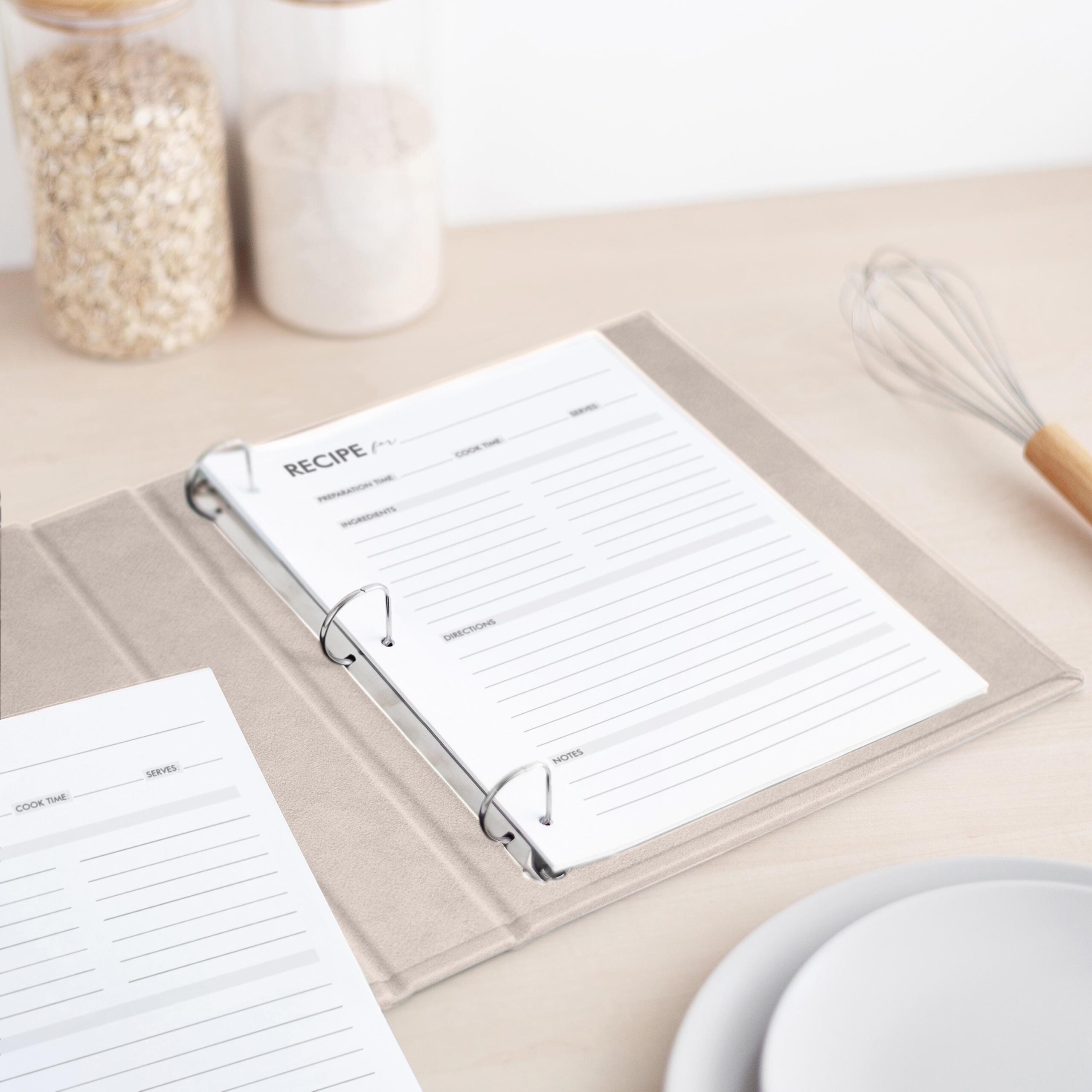 Personalized A4 Recipe Book | Custom Recipe Binder #1 - Image 2