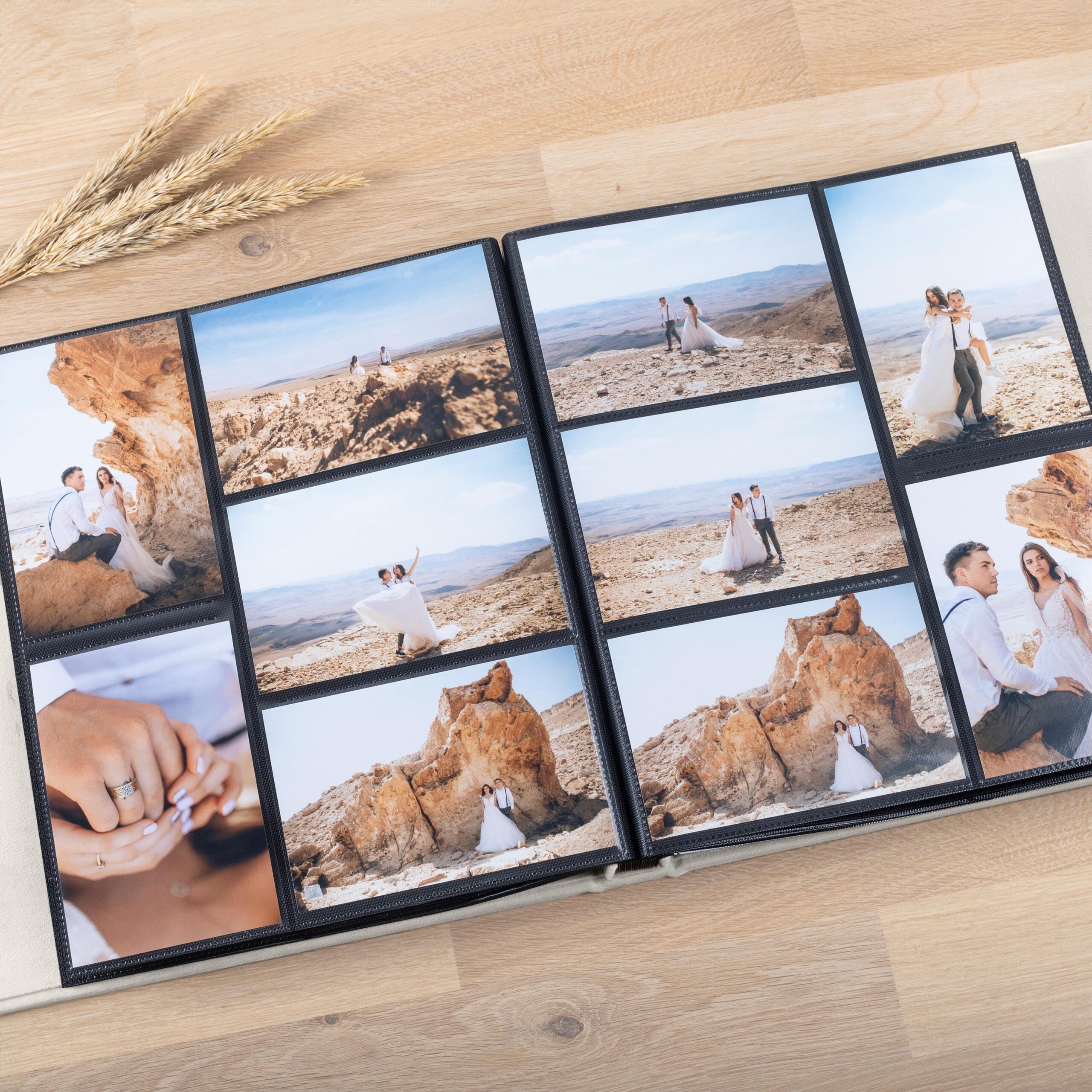 Personalized Slip in Wedding Photo Album - Image 4