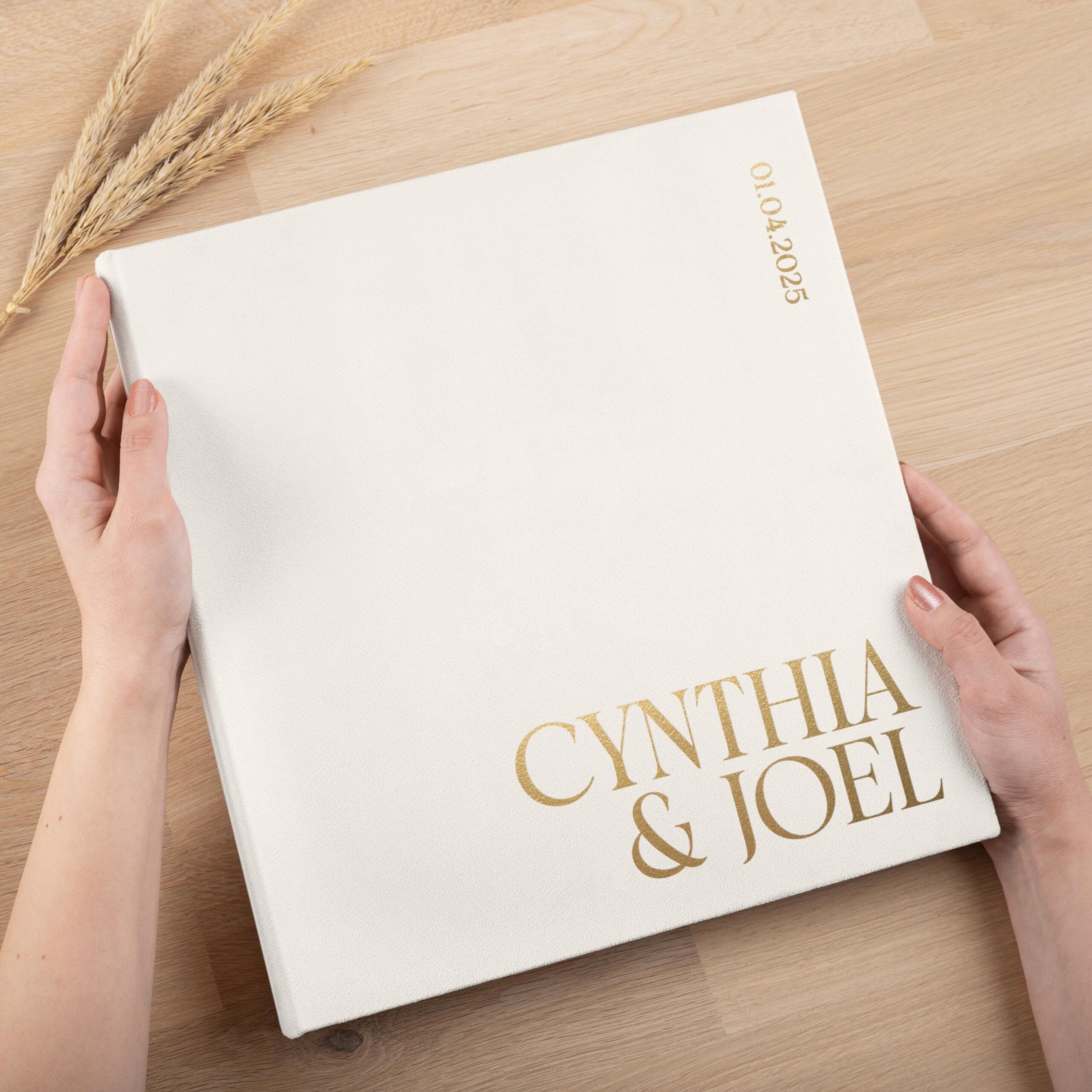 Personalized Slip in Wedding Photo Album - Image 2
