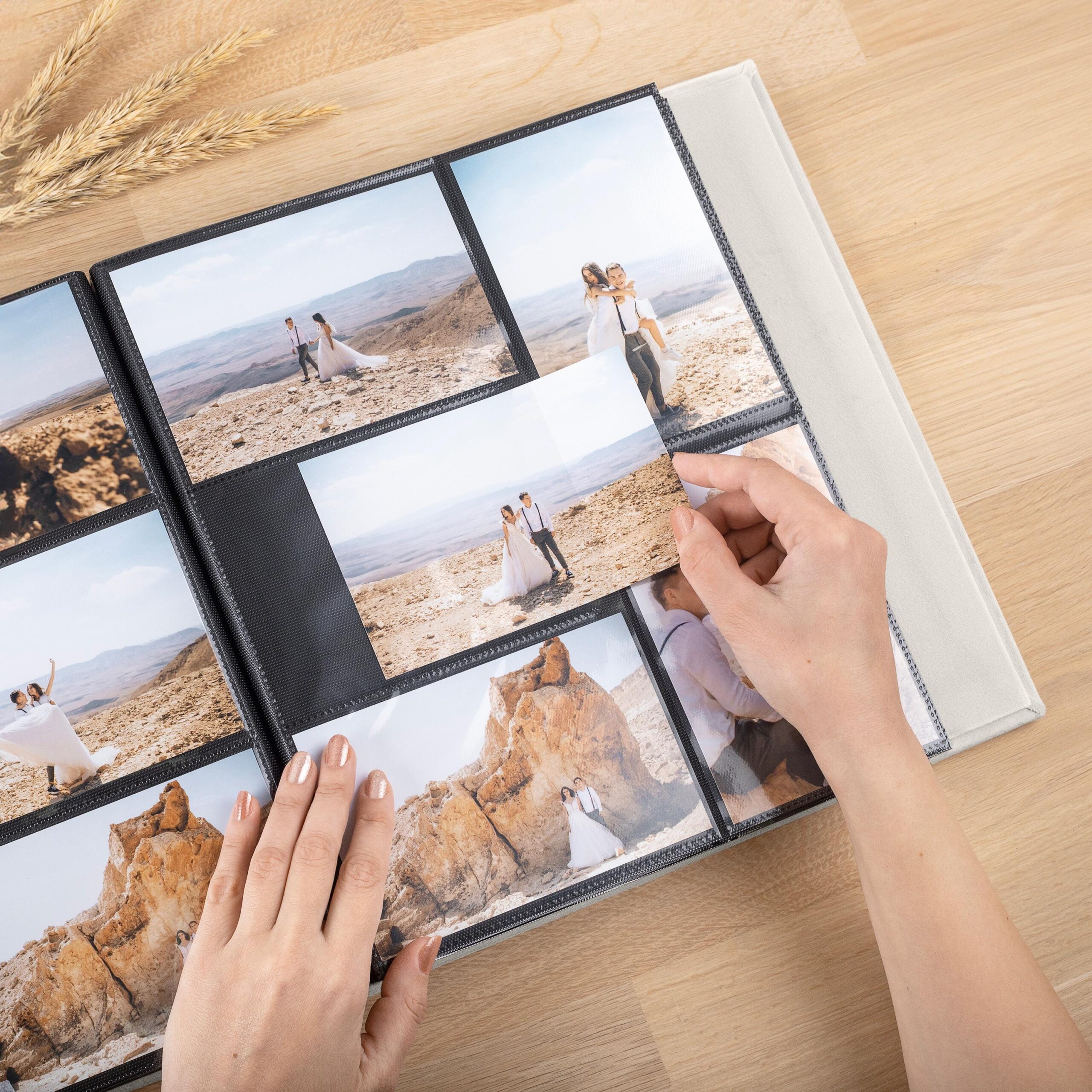 Personalized Slip in Wedding Photo Album - Image 3