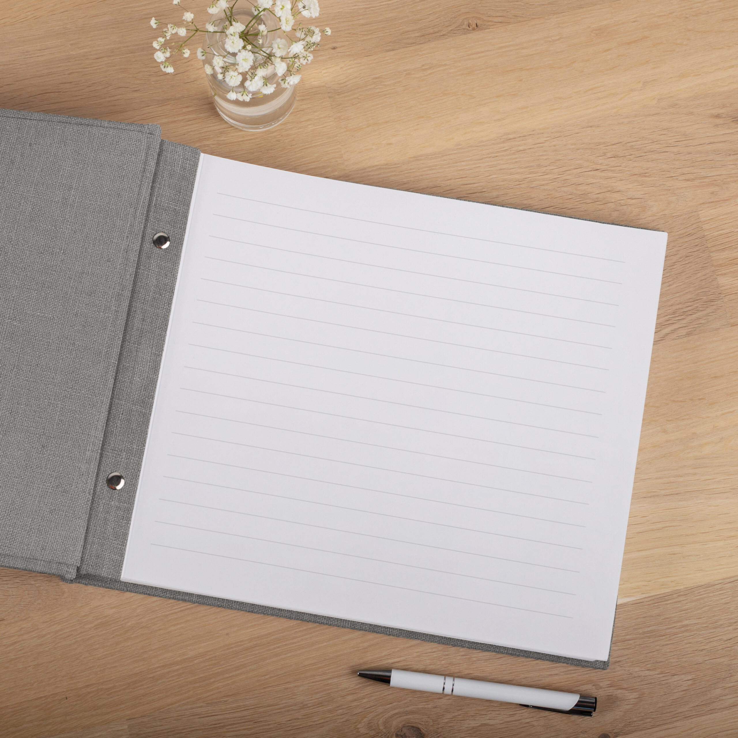 Personalized Memorial Condolence Book | Blank or Printed Pages - Image 2