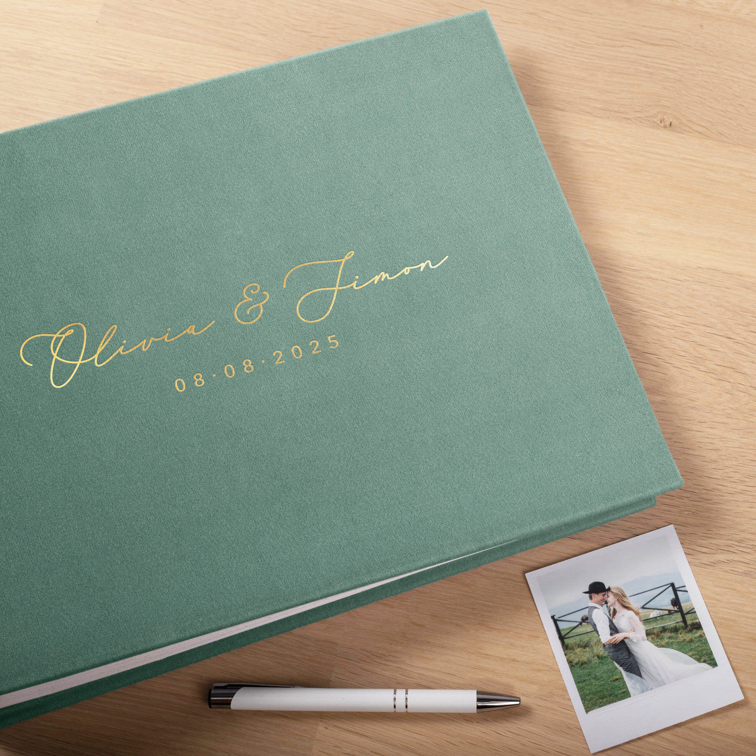 Wedding Guest Book  | Blank or Printed Pages - Image 4