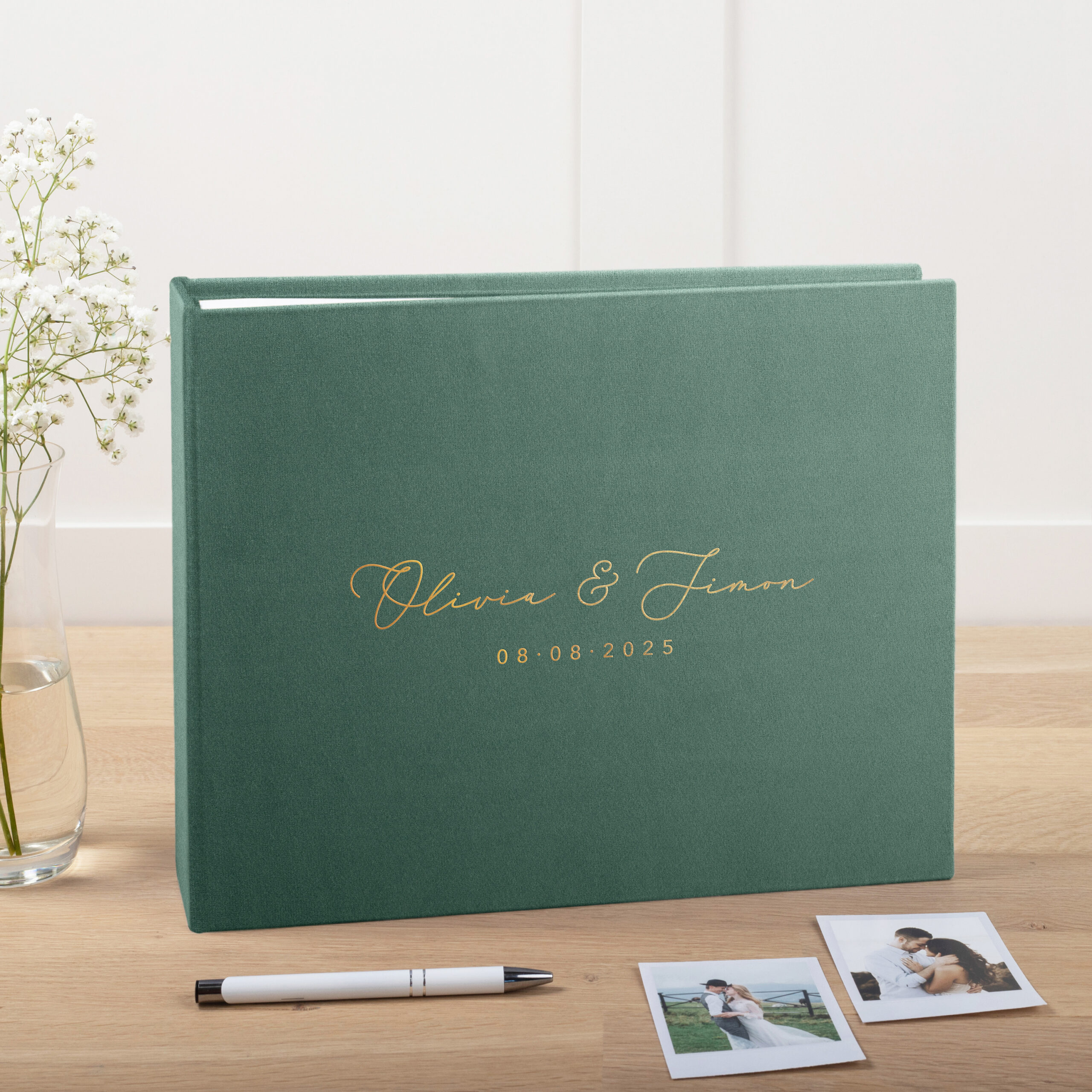 Wedding Guest Book  | Blank or Printed Pages - Image 3