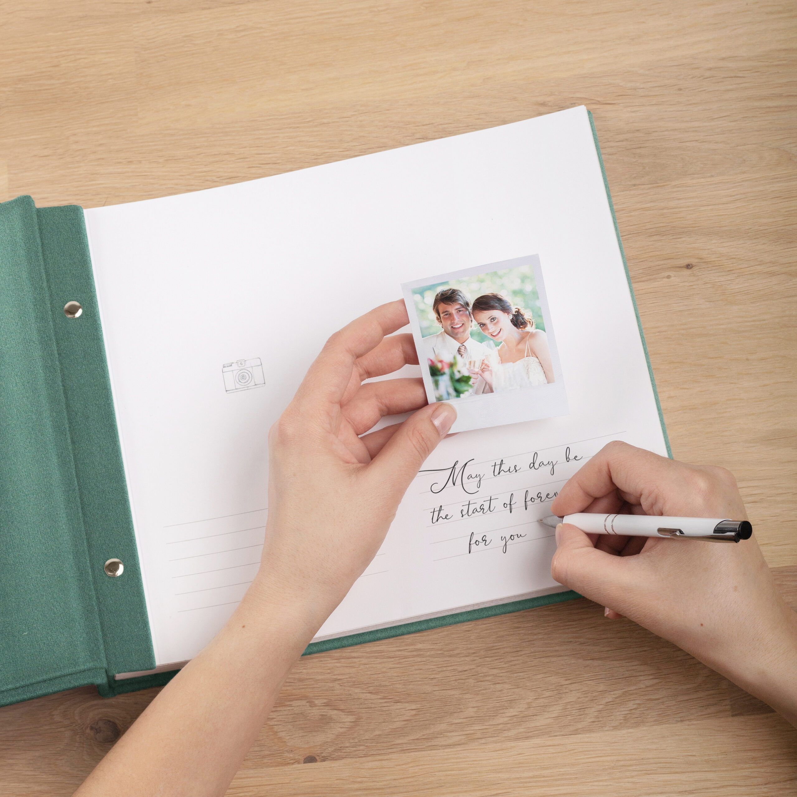 Wedding Guest Book  | Blank or Printed Pages - Image 2